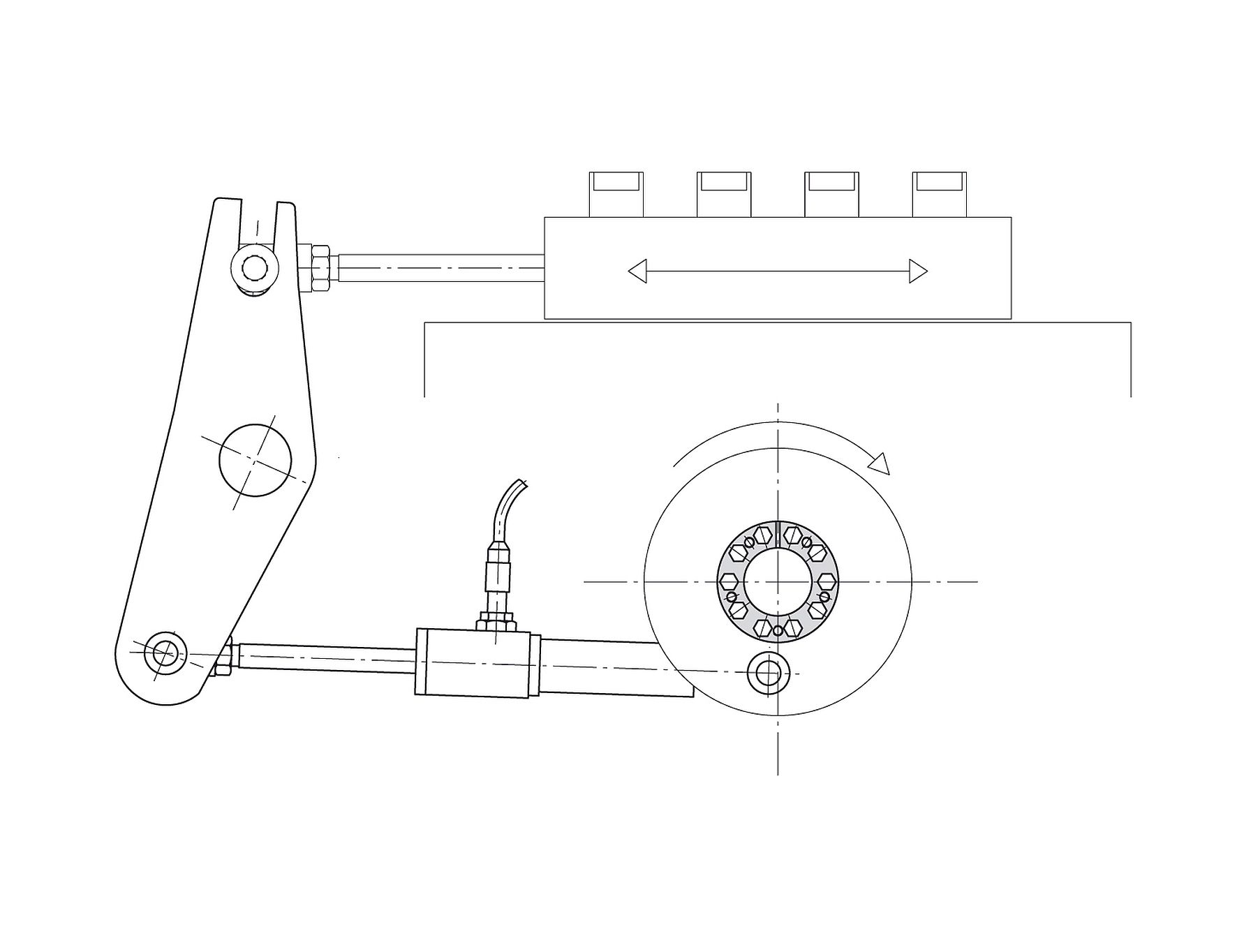 drawing: nickel-plated RLK 110 K in use drawing: nickel-plated RLK 110 K in use